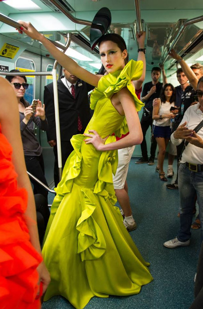 Moda no metro SP