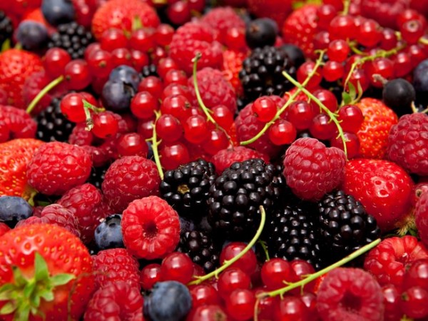Foto de frutas vermelhas variadas