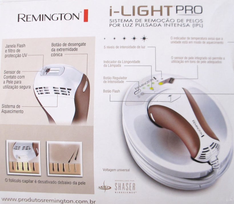 Remington i-light Pro depilação definitiva em casa 6