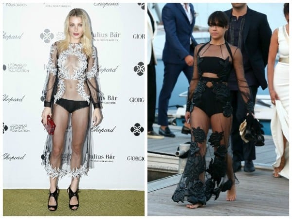 Naked Dress A tendência que explora nudez e transparência para os vestidos de festa Fashion