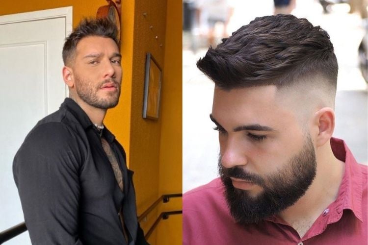 corte masculino para cabelo loiro e liso com risca  Cabelo masculino, Corte  de cabelo masculino, Cabelo