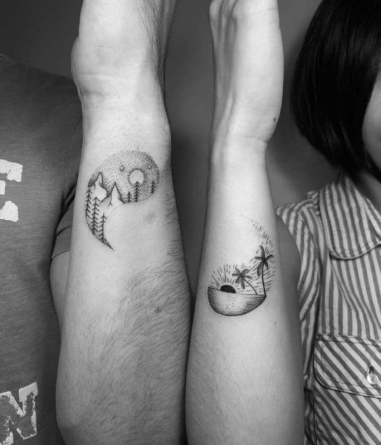 Tatuagens para casais - Dicas, Tendências e Ideias