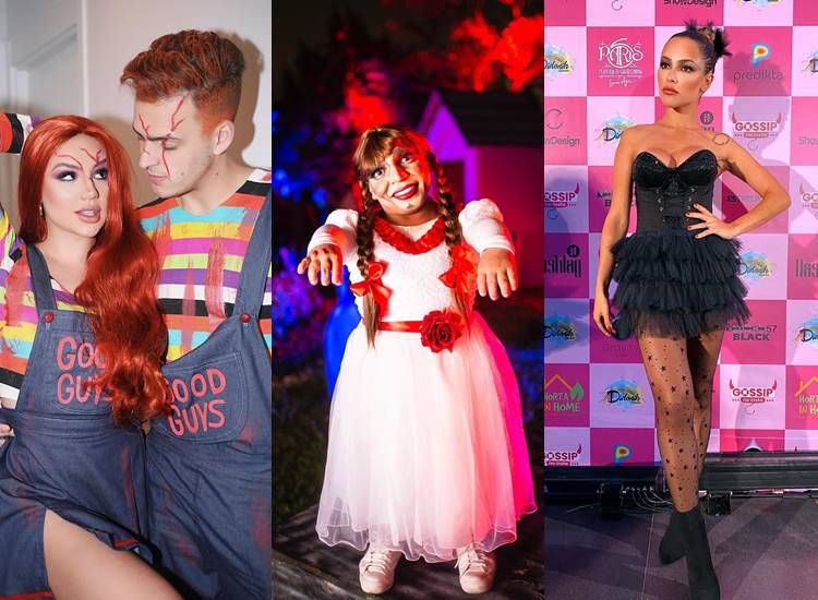 De minhoca a fantasia de casal: veja os looks dos famosos no Halloween, Celebridades