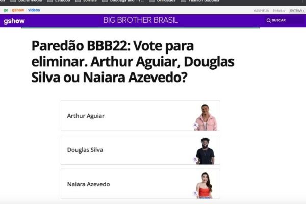 Como Votar No BBB 22? Veja O Passo A Passo Do GShow! | Fashion Bubbles