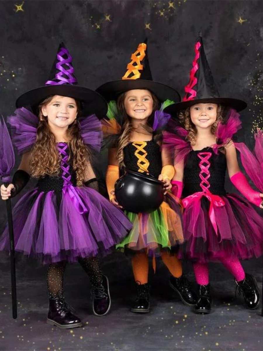 Halloween para Mulheres - Vestido Baile Vintage  Fantasia Halloween para  festa em família em tamanho granpara mulheres e meninas Riastvy :  : Moda