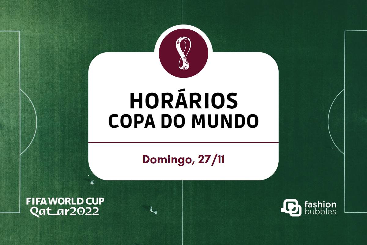 Copa do Mundo 2022: programação; segunda (21/11) a domingo (27/11)