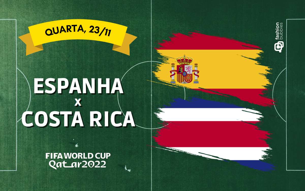 ESPANHA X COSTA RICA AO VIVO - COPA DO MUNDO 2022 
