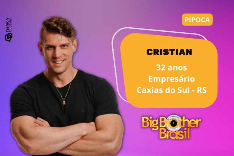 Quem é Cristian do BBB 23, time Pipoca? Tudo sobre o participante