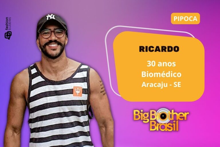 Quem é Ricardo do BBB 23, time Pipoca? Tudo sobre o participante