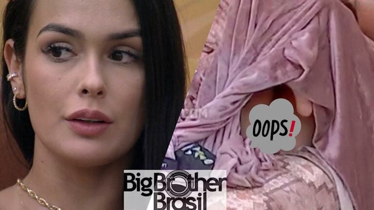 Larissa levanta demais as pernas e deixa escapar partes íntimas durante troca de roupa no BBB 23