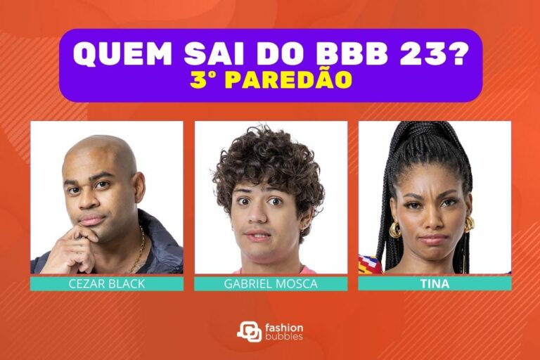 Votação Gshow + Enquete BBB 23: Cezar, Gabriel Mosca ou Tina, quem sai no 3º Paredão? E quem fica?