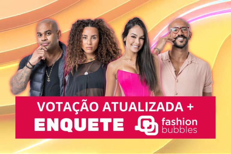 Enquete BBB 23 Fashion Bubbles: quem deve ser eliminado, Cezar Black, Domitila Barros, Larissa ou Ricardo Alface? Vote e veja resultado parcial atualizado do 9º Paredão