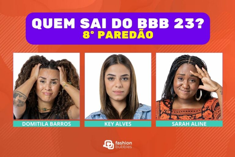 Enquete BBB 23 + Votação Gshow: Domitila, Key ou Sarah, quem sai e quem fica no 8º Paredão?