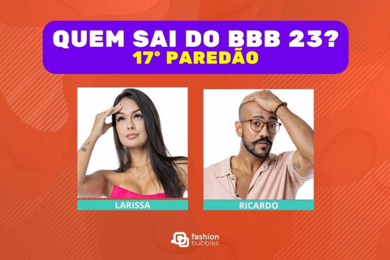 Enquete BBB 23 + Votação Gshow: Larissa ou Ricardo Alface, quem sai no 17º Paredão e quem fica no Top 4?