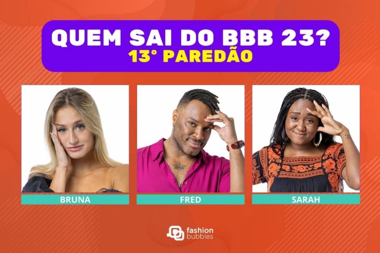 Votação Enquete BBB 23:  Bruna, Fred ou Sarah, quem sai e quem fica no 13º Paredão hoje?