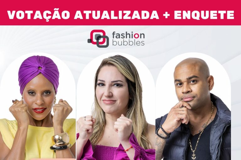 Enquete BBB 23 Fashion Bubbles: quem sai, Amanda, Cezar Black ou Aline Wirley? Vote e veja parcial atualizada do 14º Paredão