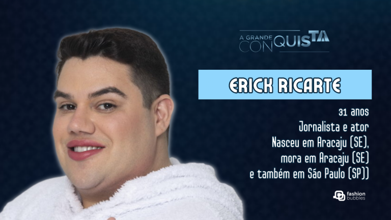 Quem é Erick Ricarte? Tudo sobre o participante de A Grande Conquista