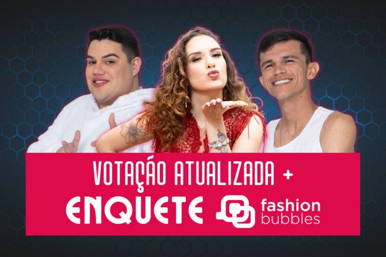 Quem sai hoje da Grande Conquista? Enquete atualizada do Fashion Bubbles já mostra eliminado da 2ª Zona de Risco: Erick Ricarte, Stephanie Gomes ou Tiago Dionisio?