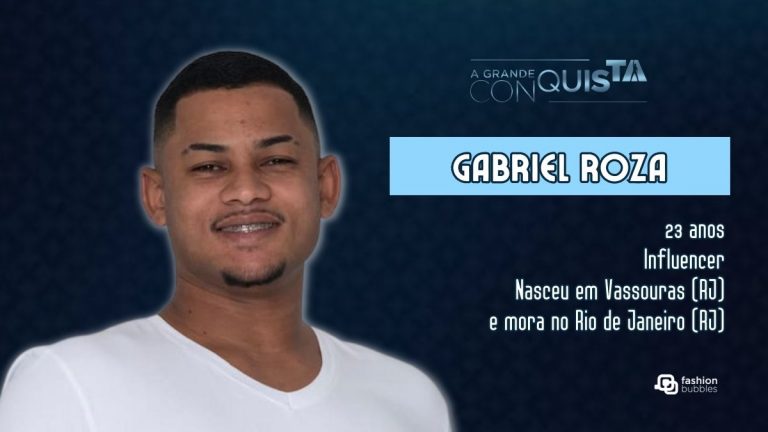 Quem é Gabriel Roza? Tudo sobre o participante de A Grande Conquista