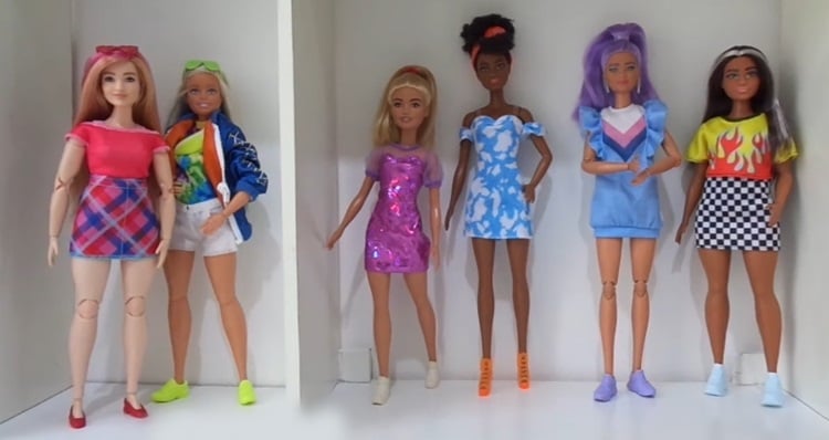 Coleção de bonecas da Mattel clássicas