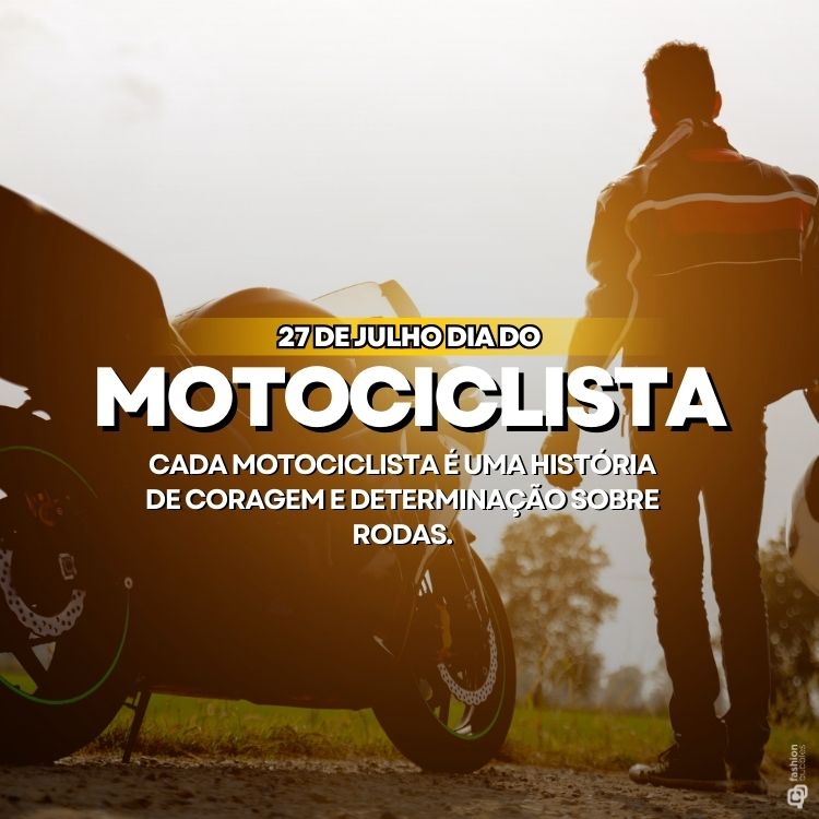  Cada motociclista é uma história de coragem e determinação sobre rodas.