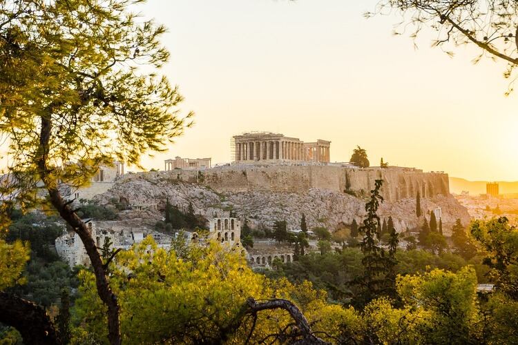 Atenas vista do alto