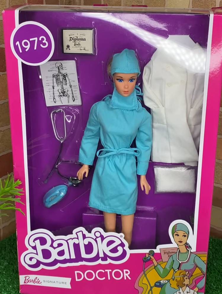 Barbie Doctor 1973 na caixa