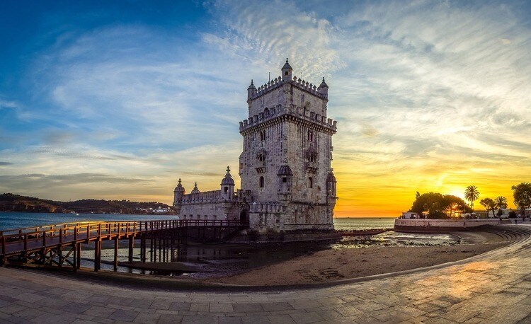 Torre de Belém, localizada em Lisboa, Portugal
