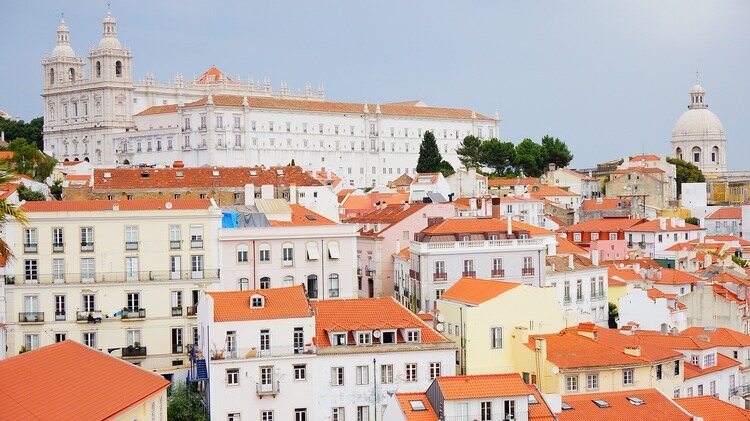 vista de cima da cidade de Lisboa
