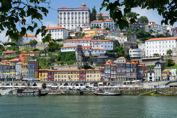 Cidade de Porto, em Portugal