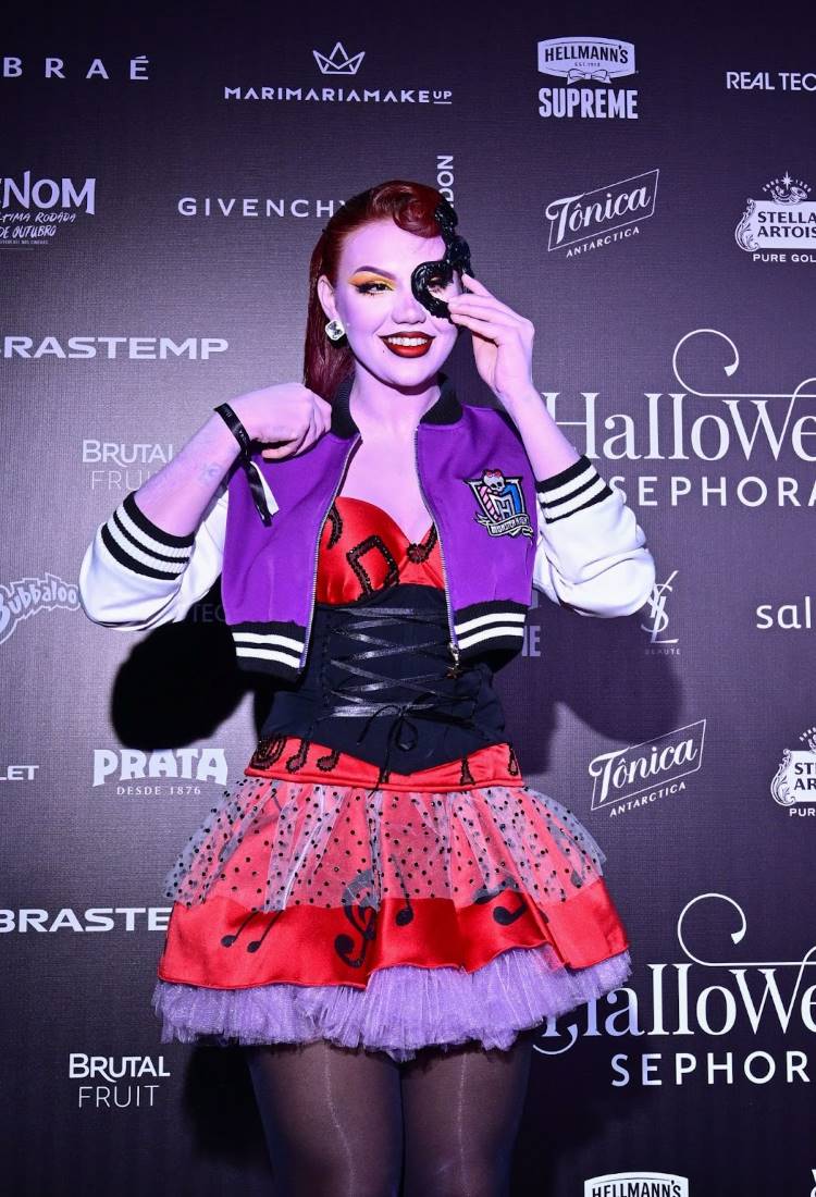 Famosa fantasiada de para o Halloween da Sephora 2024