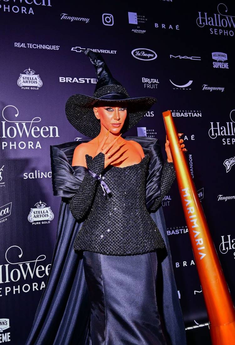 Famosa fantasiada de para o Halloween da Sephora 2024