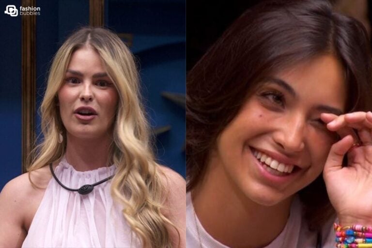 Yasmin Brunet chega falando de treta com Vanessa Lopes no 1º dia do BBB 24: “preciso conversar com você sobre a nossa fofoca