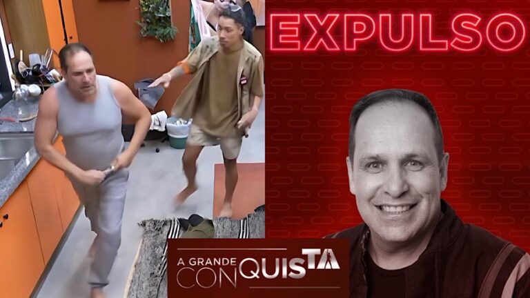 A Grande Conquista – Ex-Polegar, Ricardo é expulso após pegar faca em briga no reality por causa de sunga