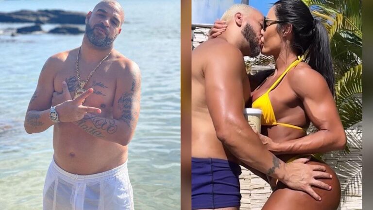 Adriano Imperador reage após suposta transa à três com Belo e Gracyanne Barbosa: “Sou homem”