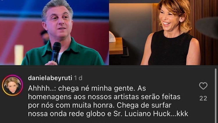  Daniela Beyruti não quer saber mais de artista do SBT na Globo. 