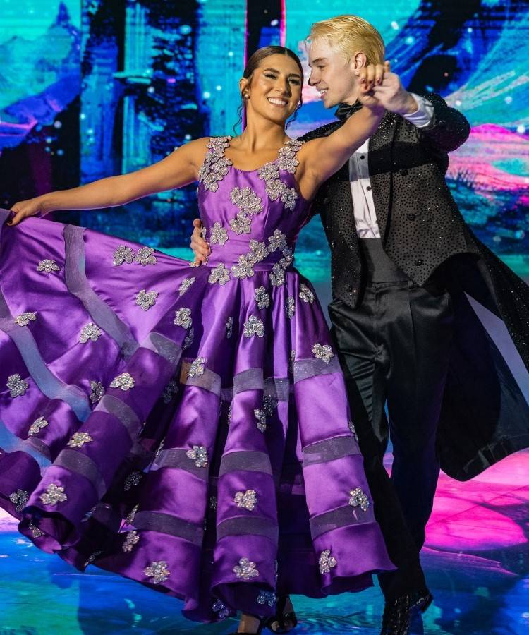 Juliano Floss e dançarina Dani Duramno Dança dos Famosos - Festa de 15 anos