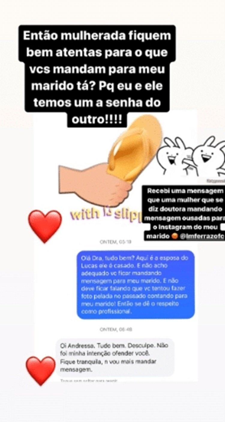 Captura de tela Instagram Andressa Urach