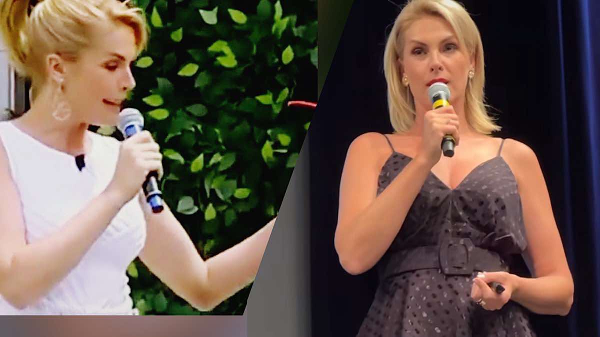 Ana Hickmann abre o jogo em palestra sobre violência contra a mulher e relata sua triste experiência.