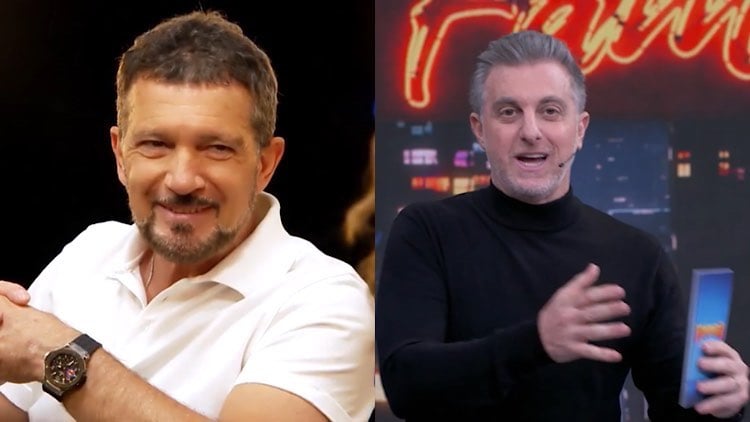 Antonio Banderas no Dança dos Famosos com Huck