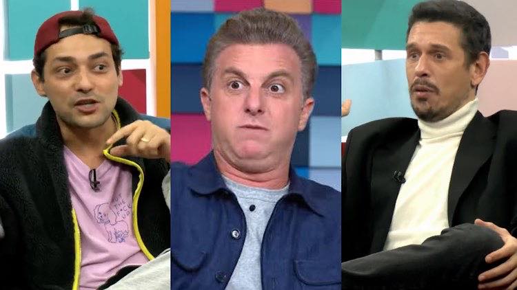 Eduardo Sterblitch e João Vicente de Castro afirmam que já transaram no banheiro de Luciano Huck.