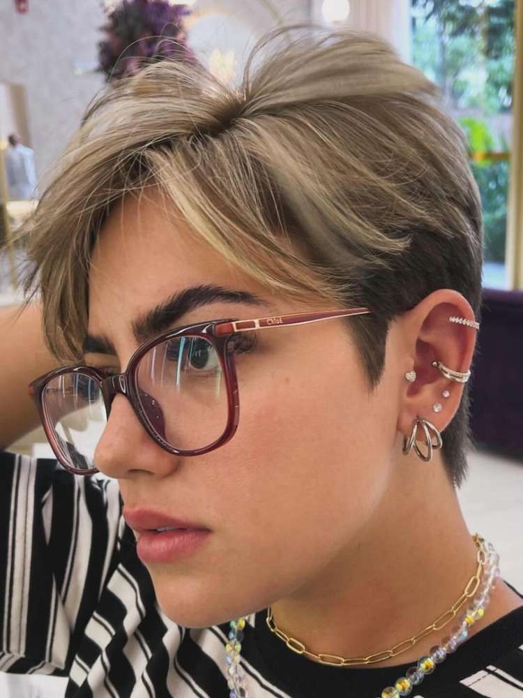 Opção de pixie cut