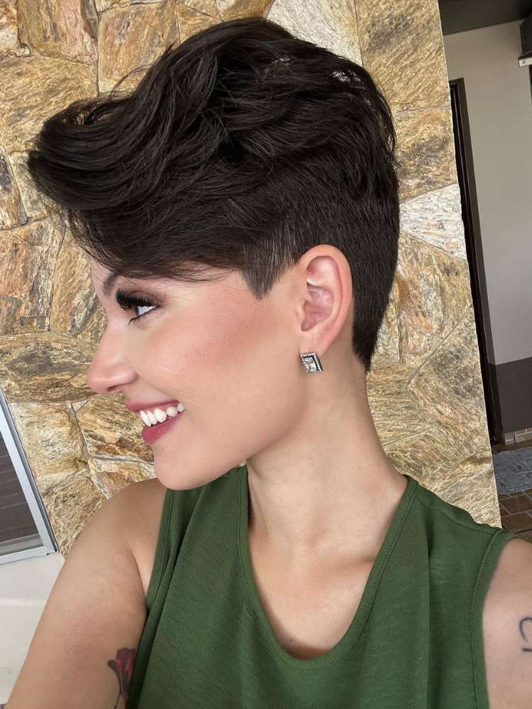 Opção de pixie cut