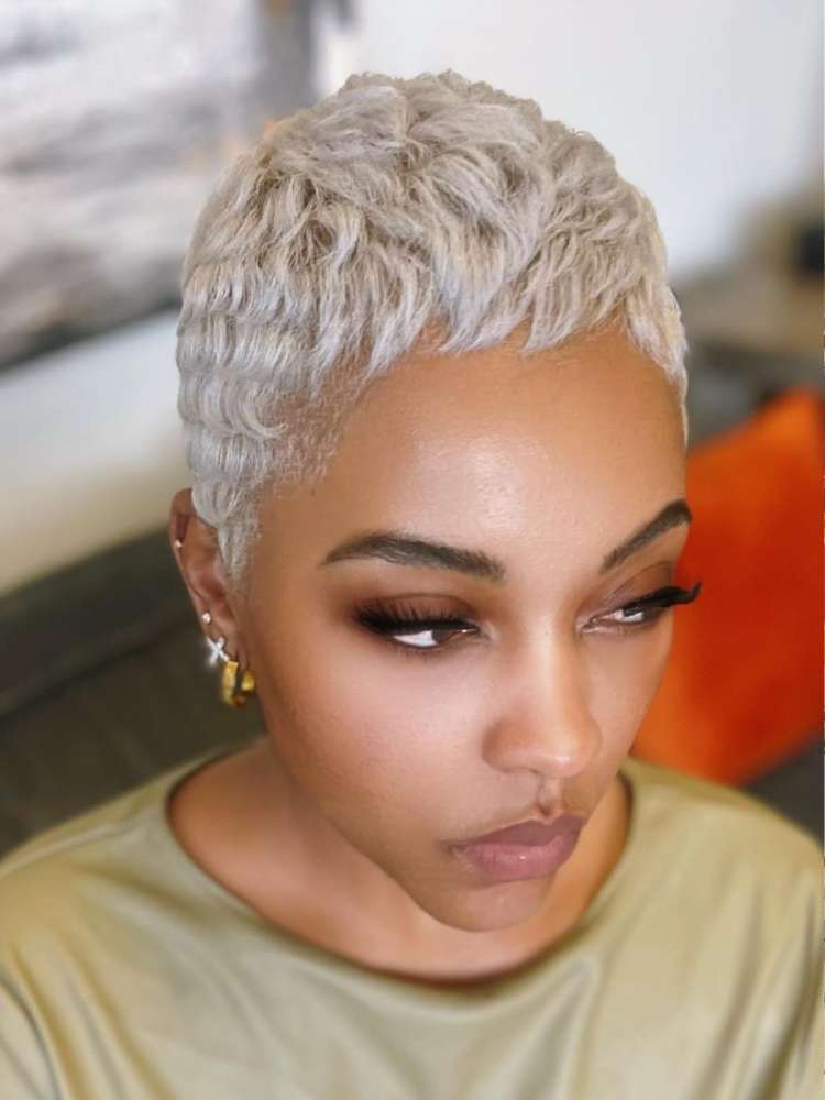 Opção de pixie cut