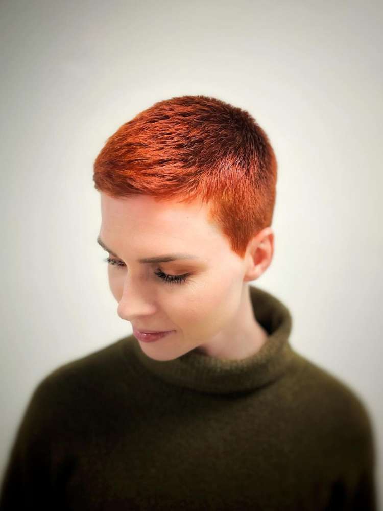 Opção de pixie cut