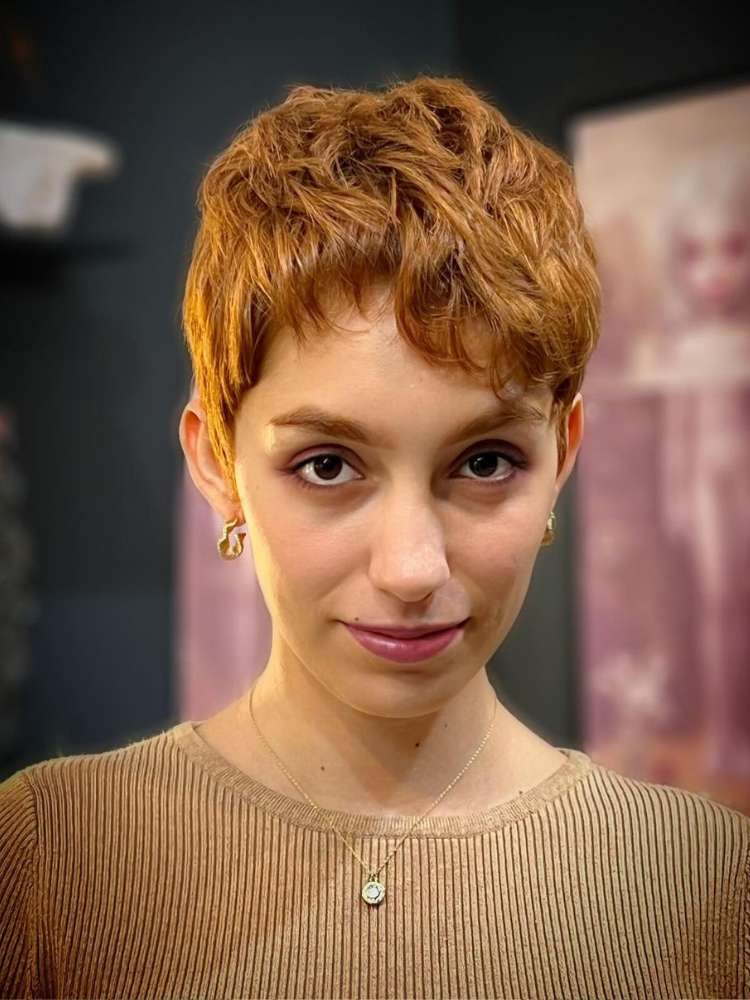 Opção de pixie cut