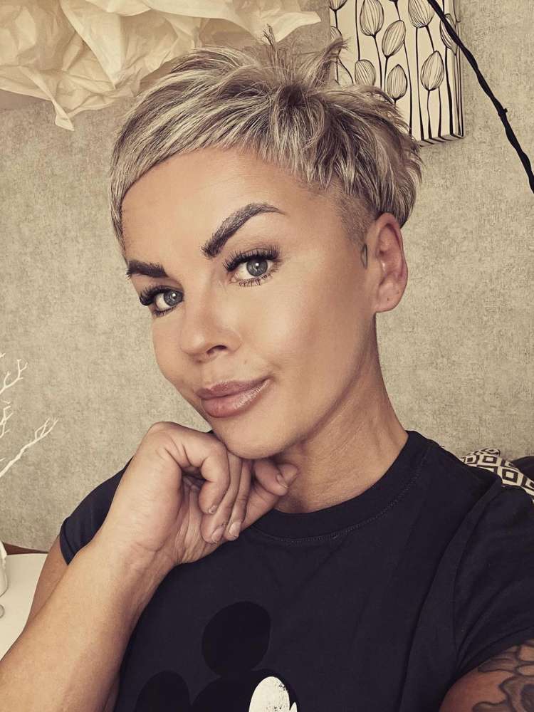 Opção de pixie cut