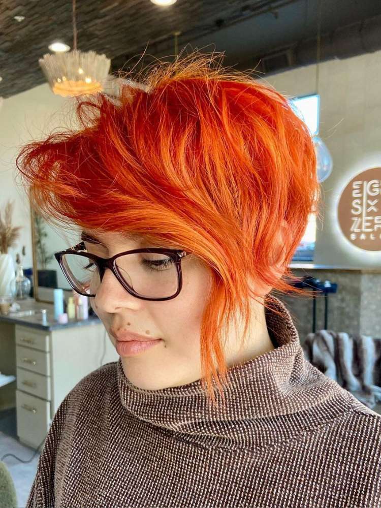 Opção de pixie cut