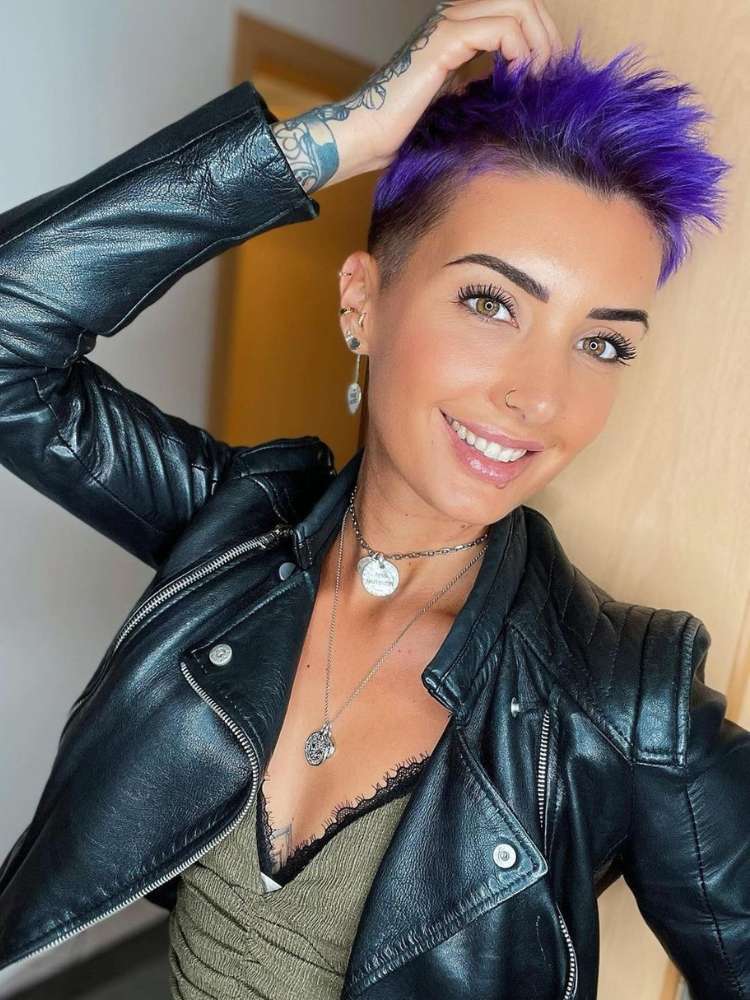 Opção de pixie cut