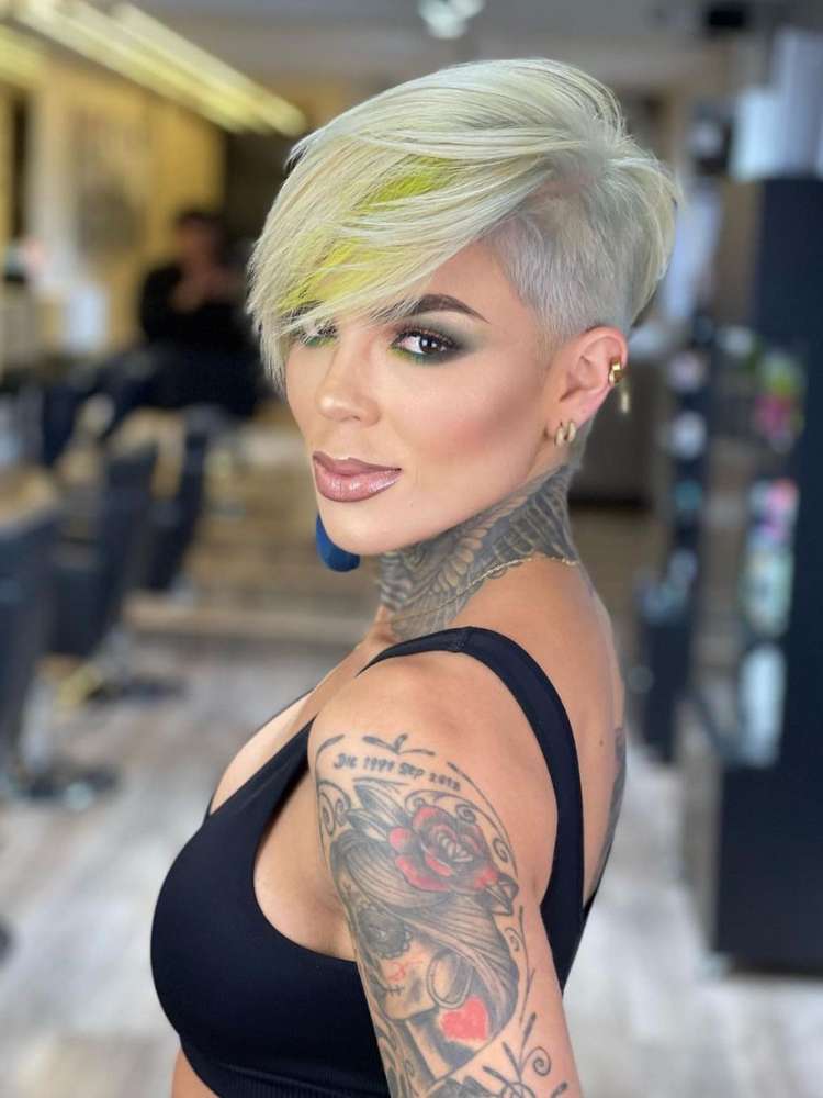 Opção de pixie cut